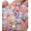 Lot de perles petits fleurs margueritte en acrylique (20pcs)