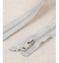 70 cm - zip séparable lurex