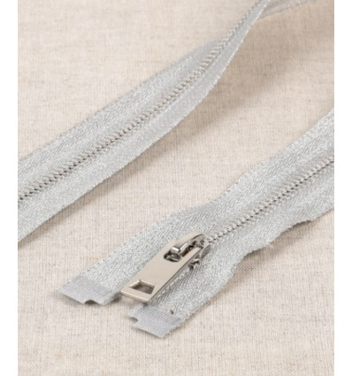 70 cm - zip séparable lurex
