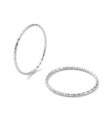 17,5mm - Pendentif cercle texturé