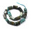 3mm - Chapelet pierre - turquoise
