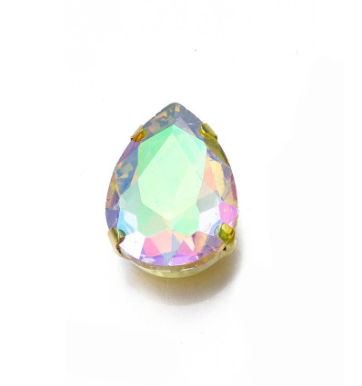 18mm - Strass à coudre - goutte