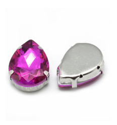 14mm - Strass à coudre - goutte