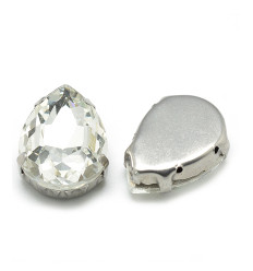 14mm - Strass à coudre - goutte