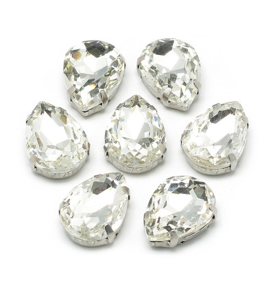 14mm - Strass à coudre - goutte