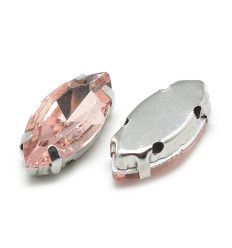 15mm - Strass à coudre - amande