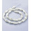 Chapelet 10mm perles de verre couleur nacre