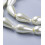 Chapelet 10mm perles de verre couleur nacre