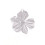 Pendentif pastille inoxydable poinçonnée