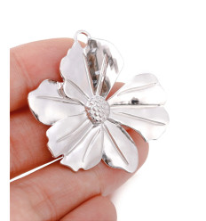 Pendentif pastille inoxydable poinçonnée