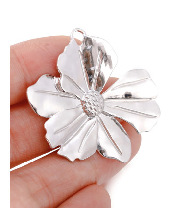 Pendentif pastille inoxydable poinçonnée