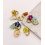 pendentif petite fleur en acétate