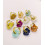 pendentif petite fleur en acétate