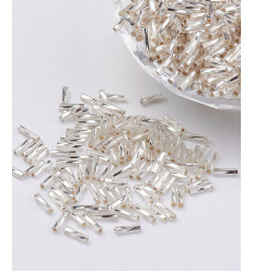 Perles tubes à broder 12mm