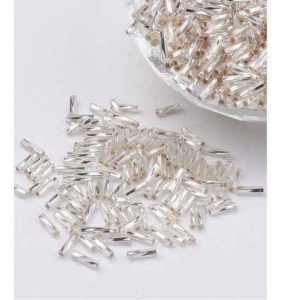 Perles tubes à broder 12mm