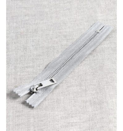 15 cm - zip non séparable lurex