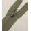 15 cm - zip non séparable lurex