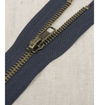 15 cm - zip non séparable lurex