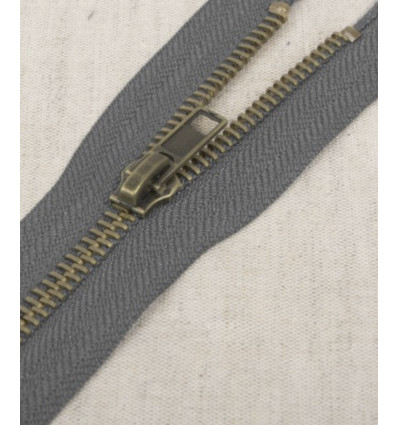 15 cm - zip non séparable lurex