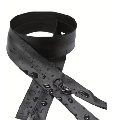 15 cm - zip non séparable lurex