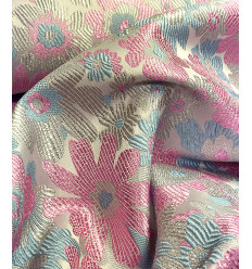 Tissu jacquard bio "Leaf" - Mind The Maker