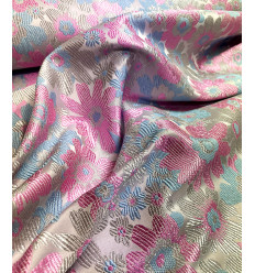 Tissu jacquard bio "Leaf" - Mind The Maker