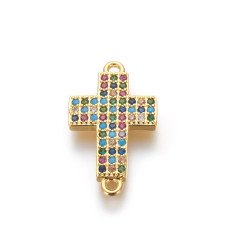 Pendentif oeil articulé + zircon vert