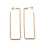 71x22mm - Créole rectangle (2pcs)