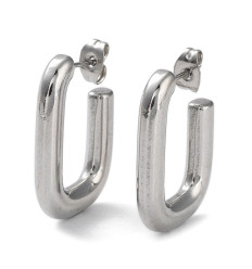 créole mini inoxydable épaisse 14mm (2pcs)