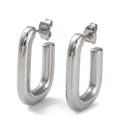 créole mini inoxydable épaisse 14mm (2pcs)