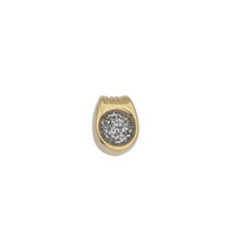 Intercalaire pendentif rond