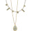 Pendentif pastille inoxydable poinçonnée