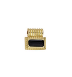 Pendentif pastille inoxydable poinçonnée