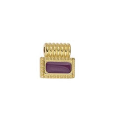 Pendentif pastille inoxydable poinçonnée