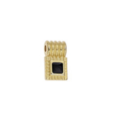 Pendentif pastille inoxydable poinçonnée