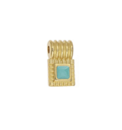 Pendentif pastille inoxydable poinçonnée