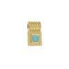 Pendentif pastille inoxydable poinçonnée