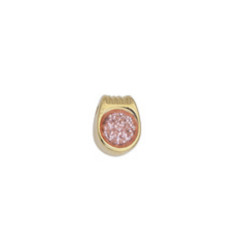 Pendentif pastille inoxydable poinçonnée