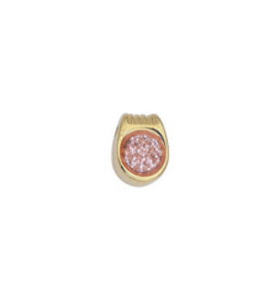 Pendentif pastille inoxydable poinçonnée