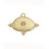 Pendentif pastille inoxydable poinçonnée