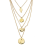 Pendentif pastille inoxydable poinçonnée