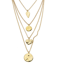 Pendentif pastille inoxydable poinçonnée