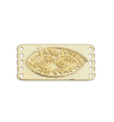 Pendentif pastille inoxydable poinçonnée