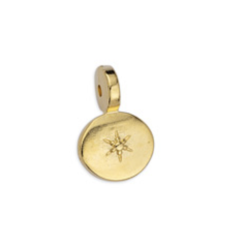 Pendentif pastille inoxydable poinçonnée