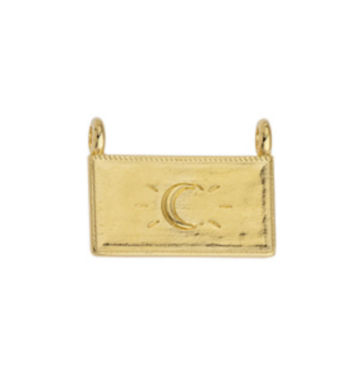 Pendentif pastille inoxydable poinçonnée