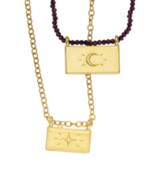 Pendentif pastille inoxydable poinçonnée
