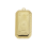 Pendentif pastille inoxydable poinçonnée