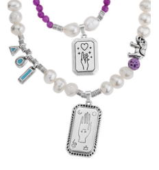 Pendentif pastille inoxydable poinçonnée
