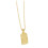 Pendentif rectangulaire oeil ethnic avec grains