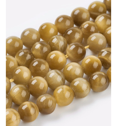 3mm - Chapelet pierre - oeil de tigre
